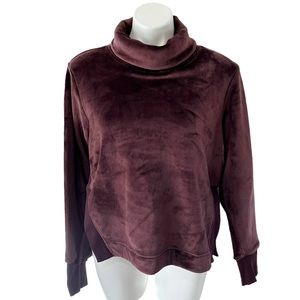 Athleta Double Cozy Karma Funnel Neck Pullover Size S